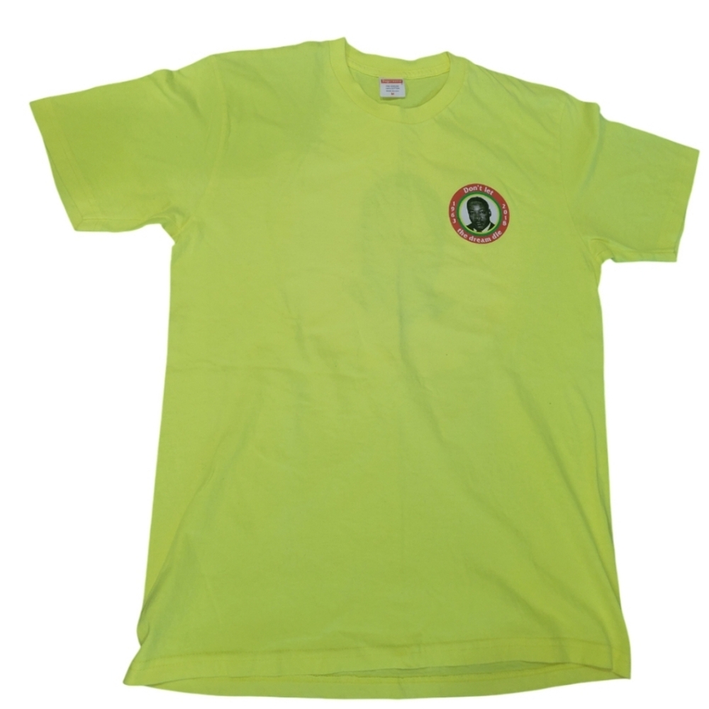 Supreme Lime Green Martin Luther King Jr. Shirt - Men's Size Medium
